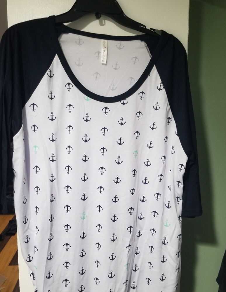 Anchor Baseball Tee
